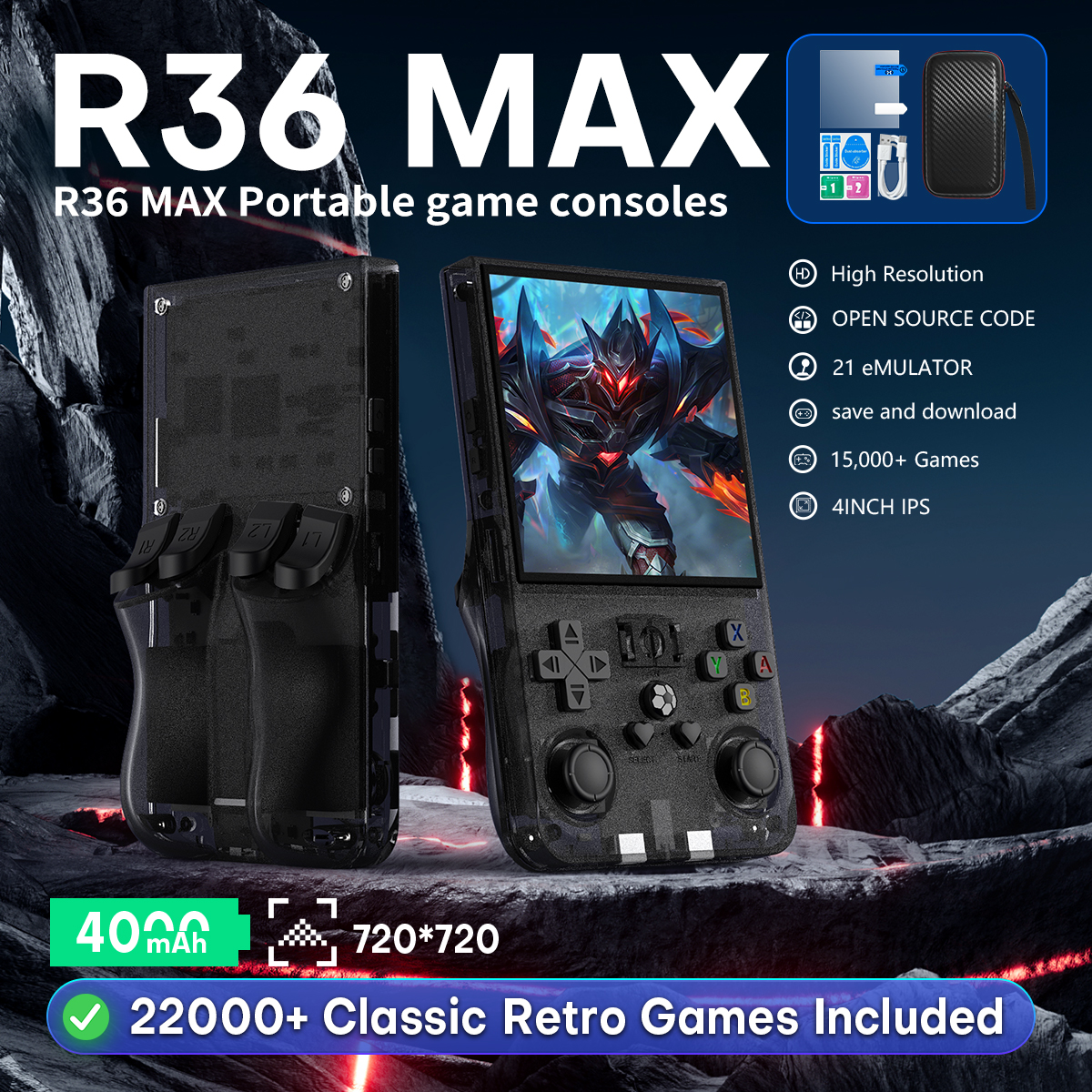 Retro Gaming Linux - Open Source R36MAX Portable Video Game
