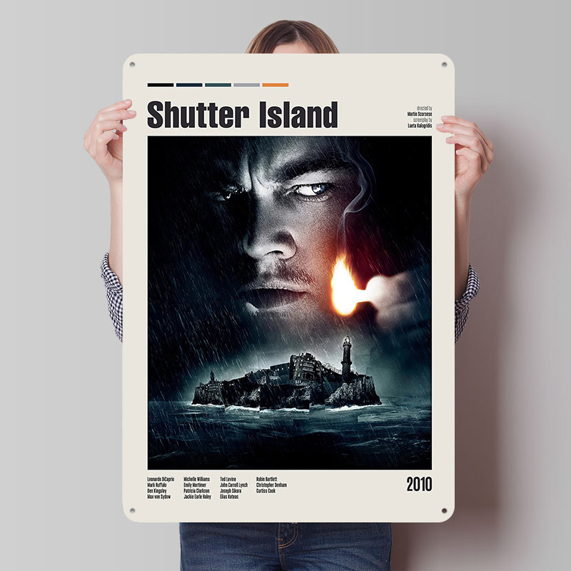 Retro Gaming Island - Shutter Island Poster Movies Wall Art