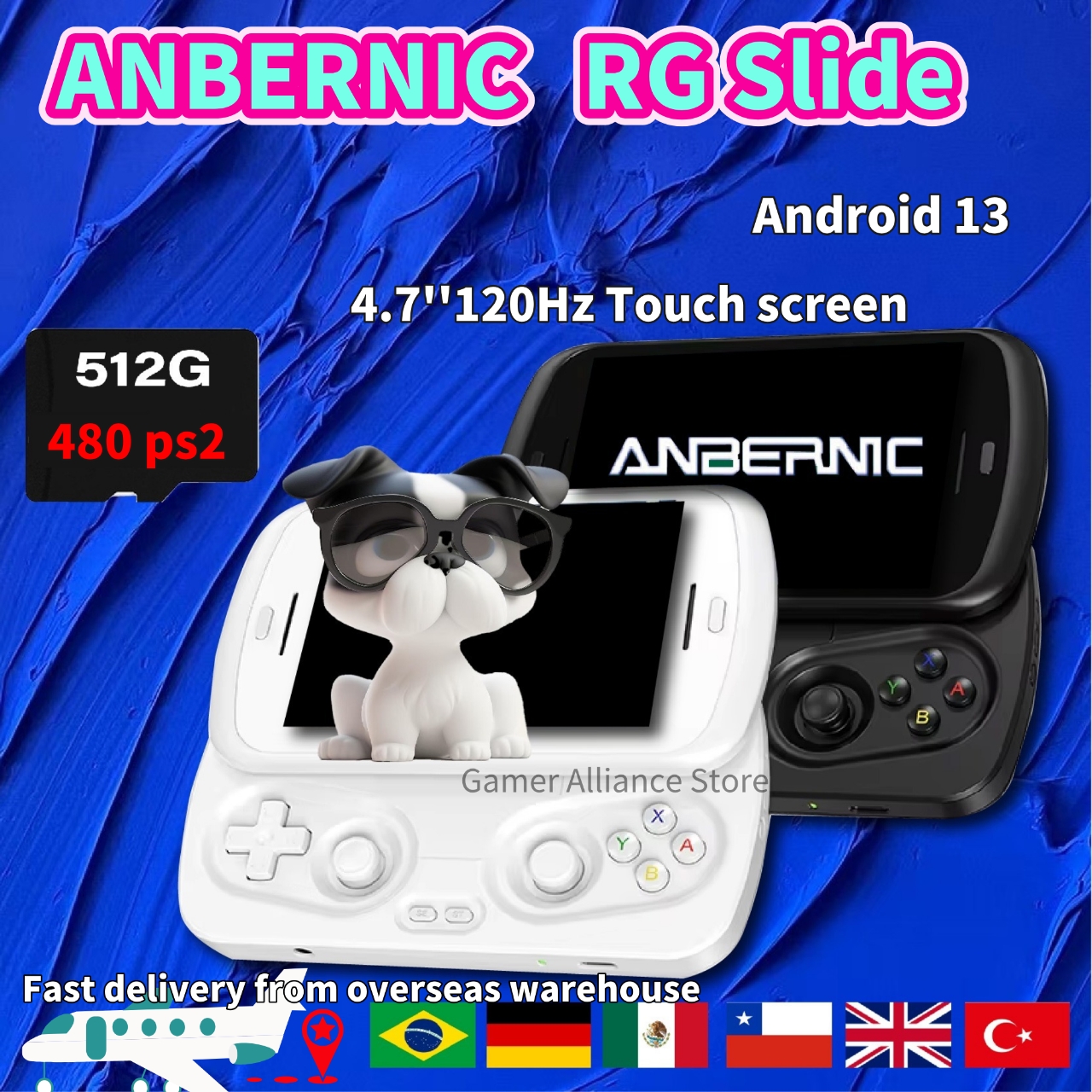 Retro Gaming Ps2 - ANBERNIC RG Slide RGSlide Retro Video