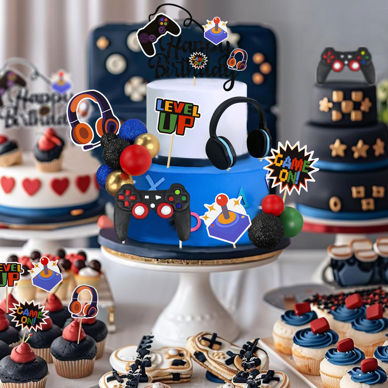 17Pcs Video Retro Game Cake To - Retro Gaming Events recensione e prezzo