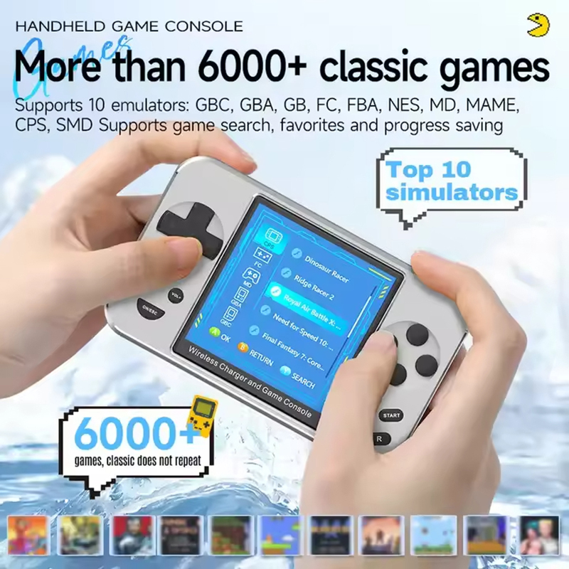 5000mAh 15W Fast Wireless Char - Retro Gaming Power Bank recensione e prezzo