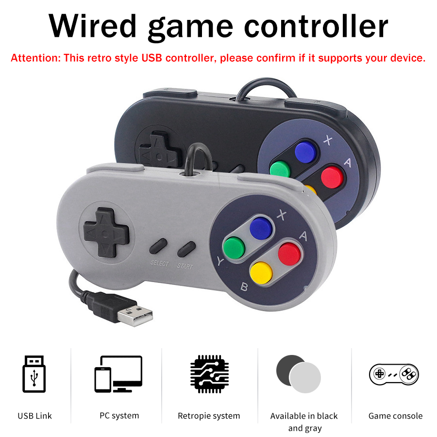 1-2 pcs SNES USB Controller Re - Retro Gaming Raspberry Pi 5 recensione e prezzo