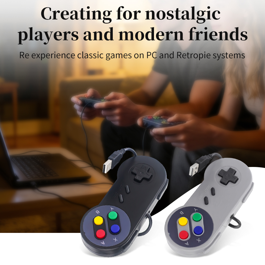 1-2 pcs SNES USB Controller Re - Retro Gaming Raspberry Pi 5 recensione e prezzo