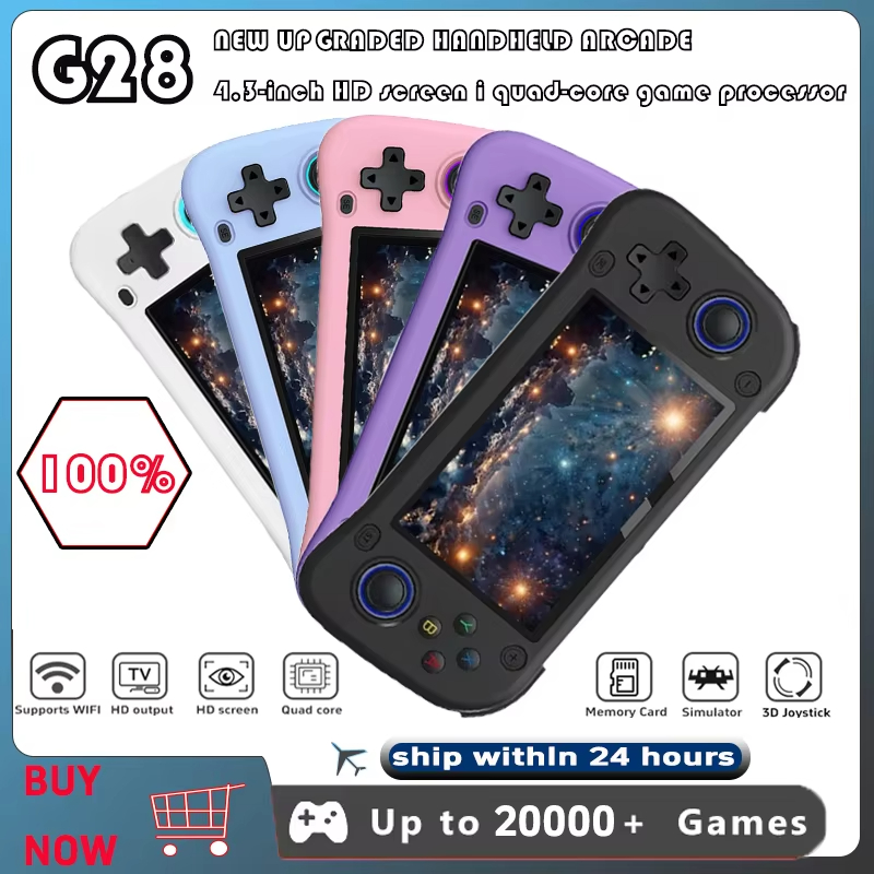 G28 Retro Handheld Video Game  - Retro Gaming Linux recensione e prezzo
