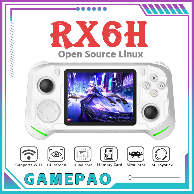 Open Source RX6H Retro Handhel - Retro Gaming Linux recensione e prezzo