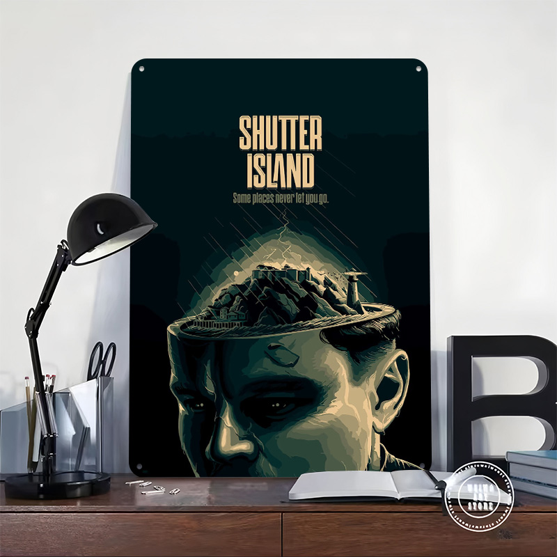 Shutter Island Tin Plaque Post - Retro Gaming Island recensione e prezzo