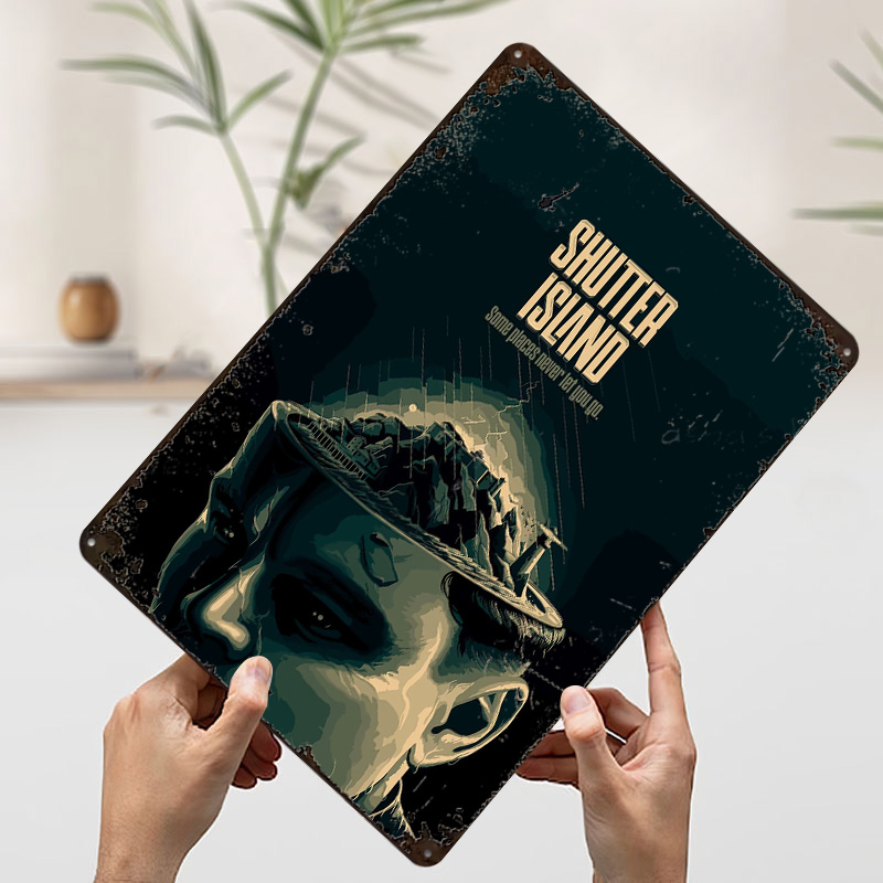 Shutter Island Tin Plaque Post - Retro Gaming Island recensione e prezzo