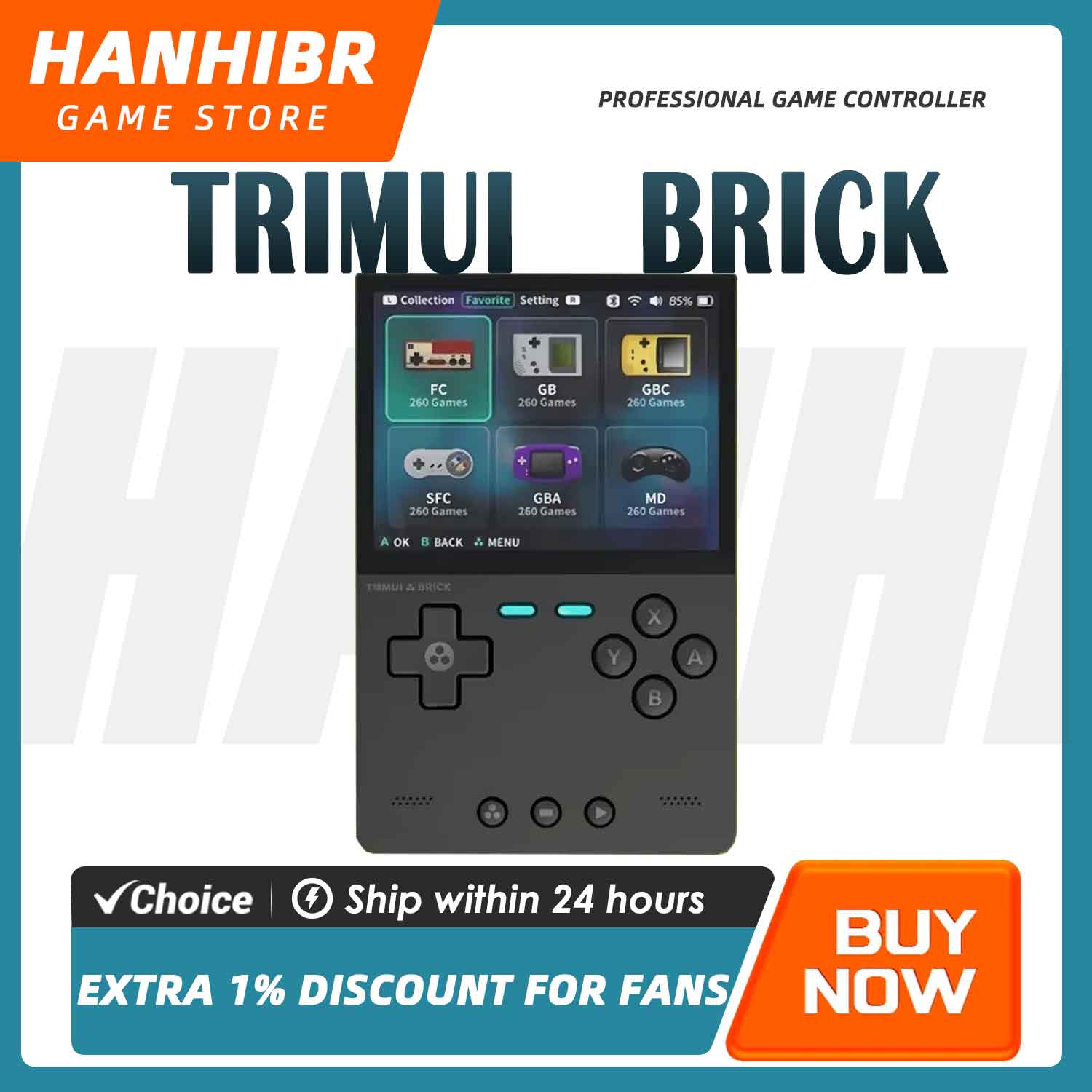 TRIMUI BRICK CNC Metal Retro H - Retro Gaming Linux recensione e prezzo