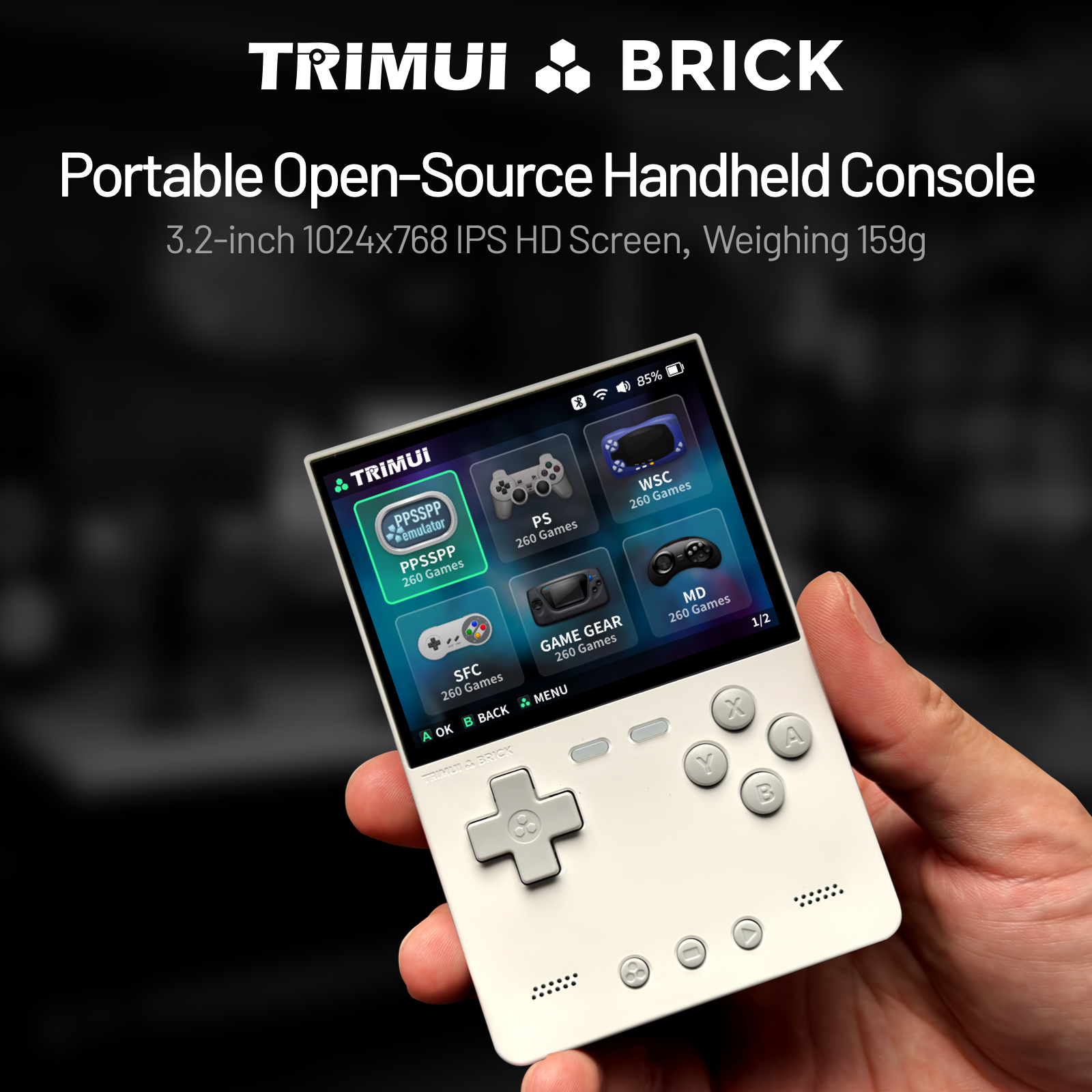 TRIMUI BRICK CNC Metal Retro H - Retro Gaming Linux recensione e prezzo