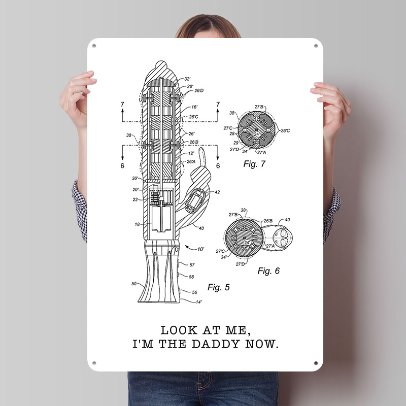 Im the Daddy Now Metal Poster  - Retro Gaming Now recensione e prezzo