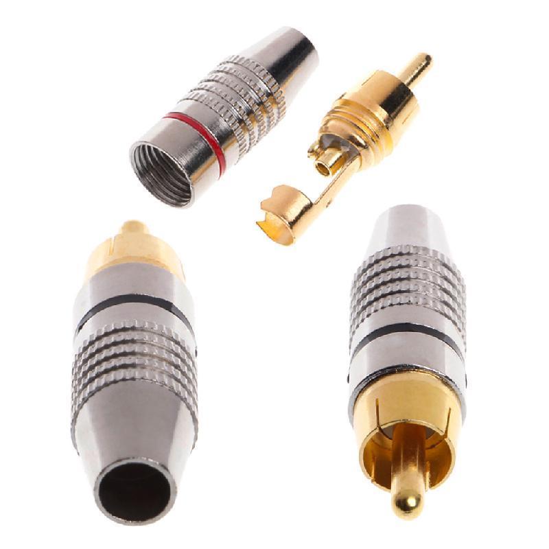 10pcs RCA Male Plug Audio Vide - Composite Rca Cable recensione e prezzo