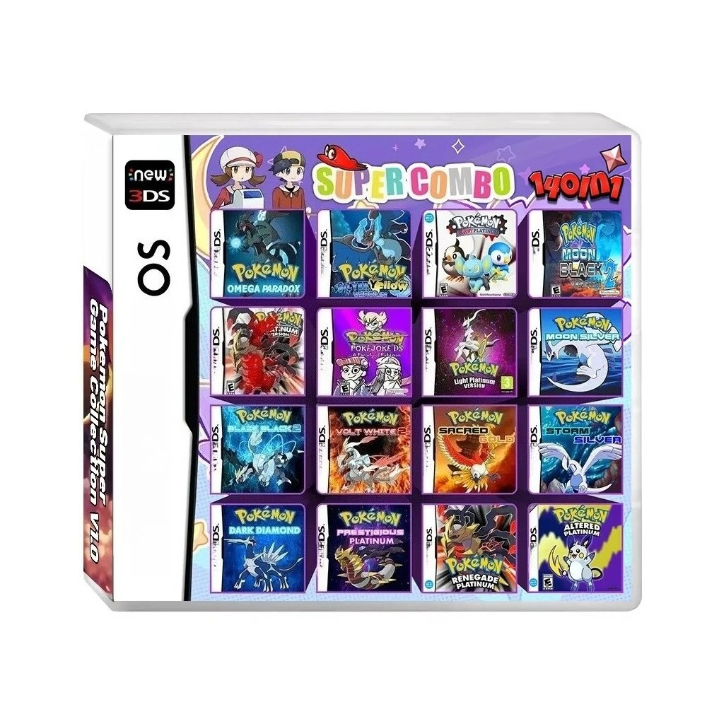 NDS Video Game Cartridge Pokém - Retro Gaming Gif recensione e prezzo