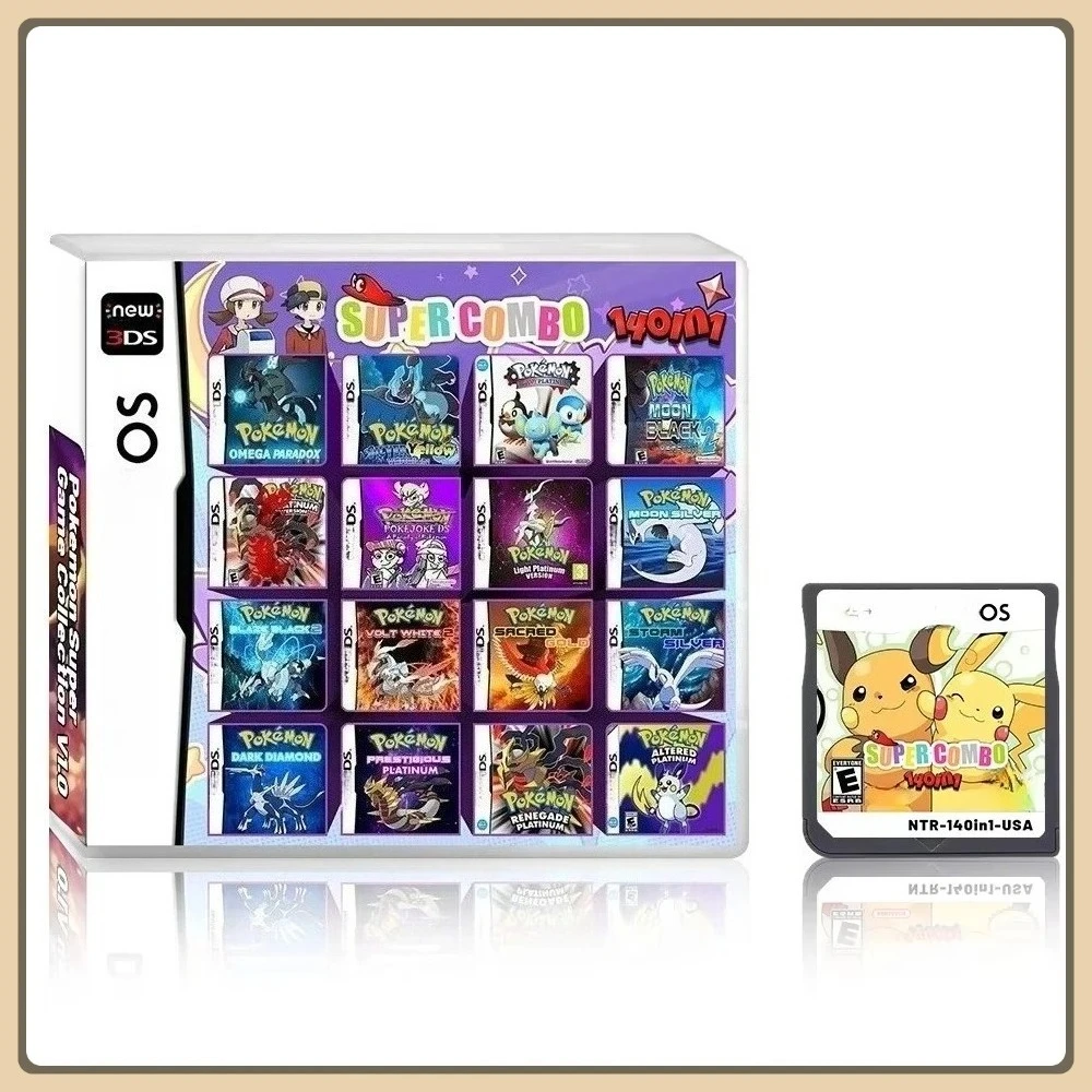 NDS Video Game Cartridge Pokém - Retro Gaming Gif recensione e prezzo