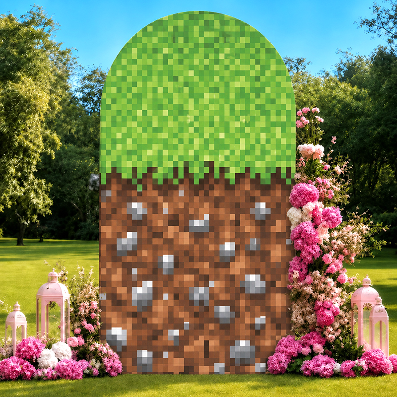 Retro Pixel World Arch Backdro - Retro Gaming Events recensione e prezzo