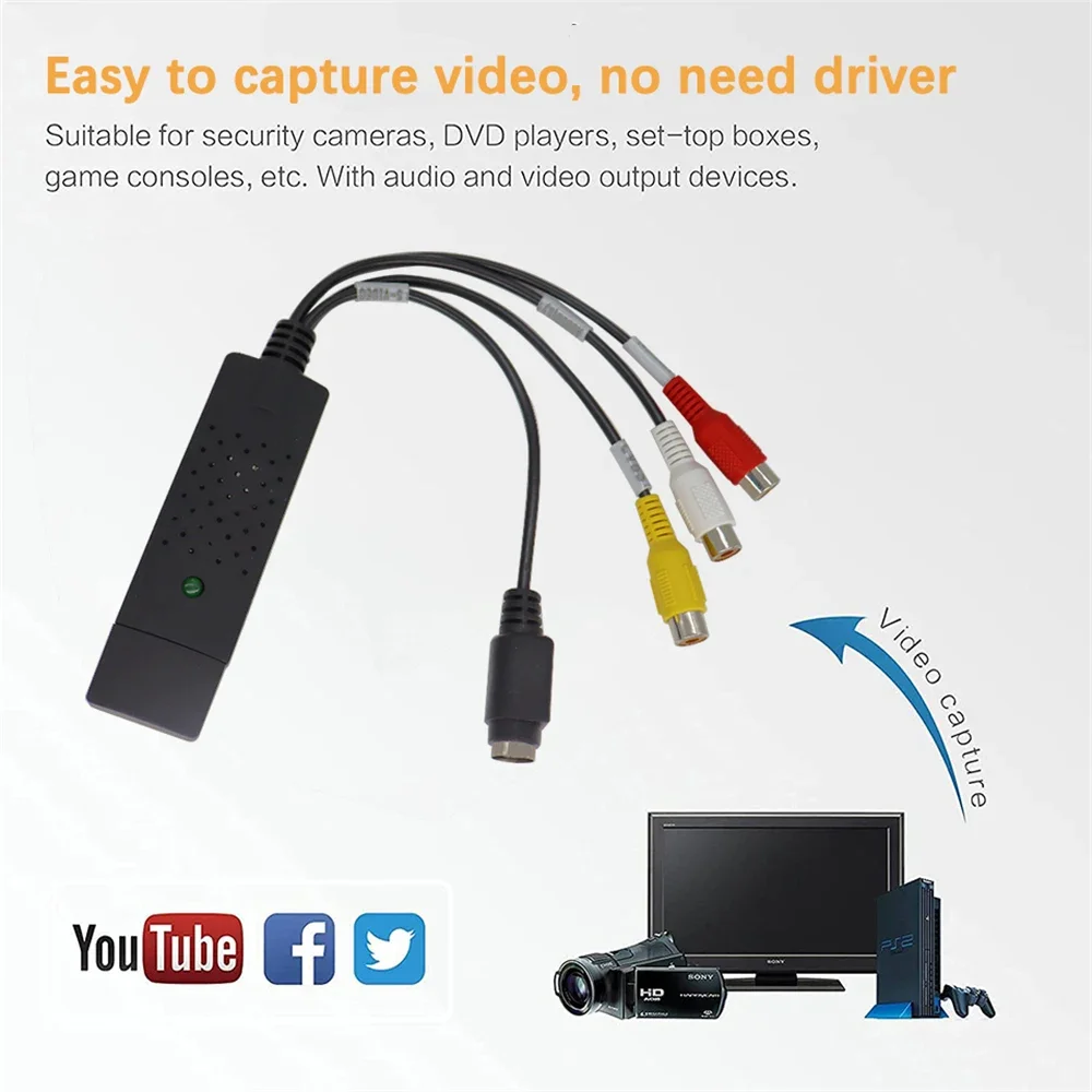 USB2.0 Audio Video Capture Car - Composite Rca Cable recensione e prezzo