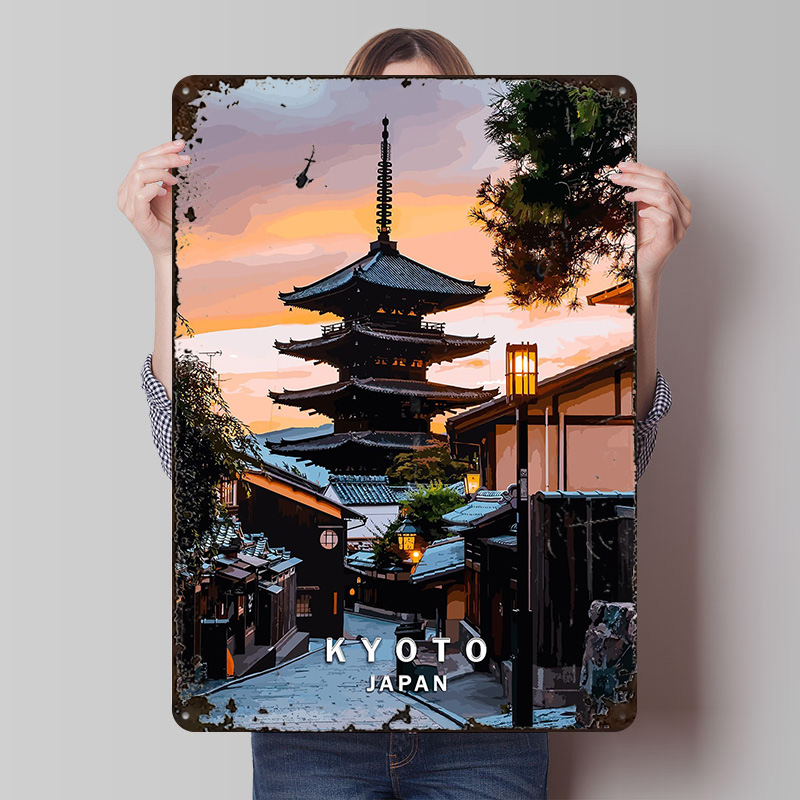 Kyoto City Printed Poster Cust - Retro Gaming Kyoto recensione e prezzo