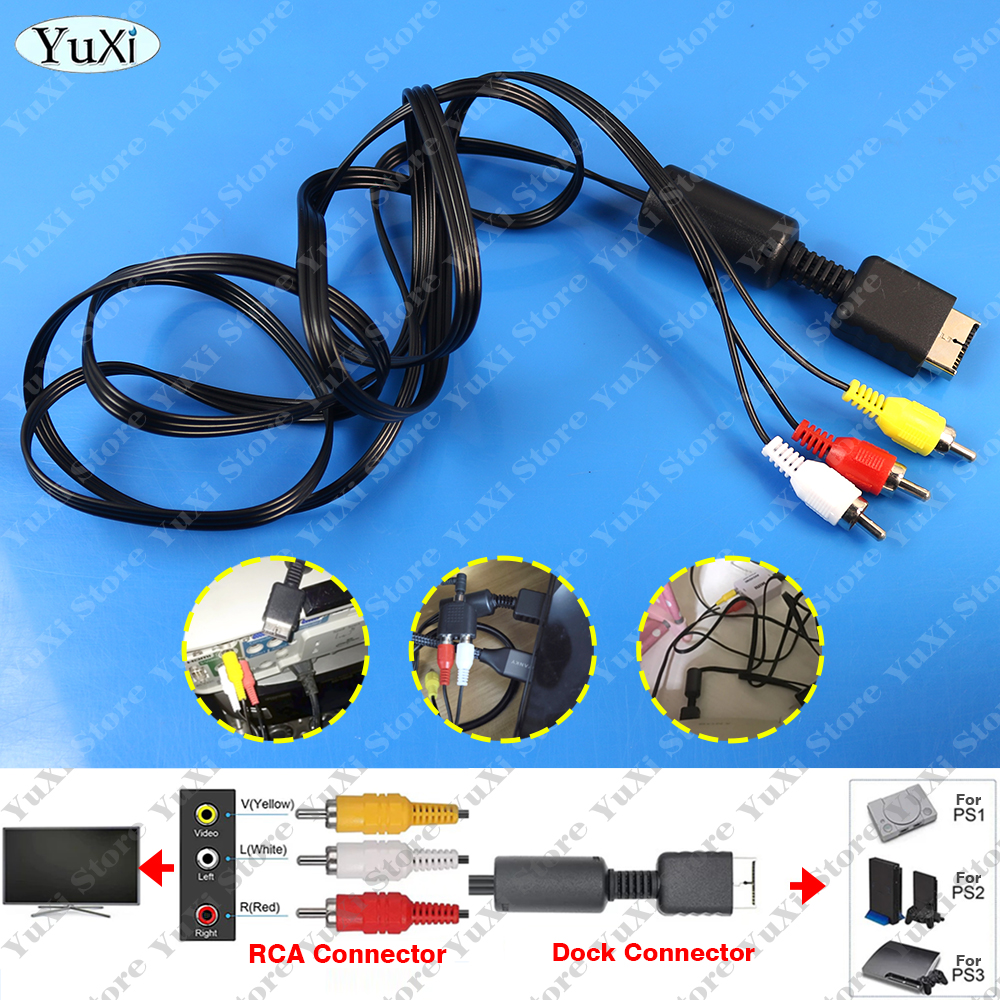 1.8m AV Audio Cable Game Compo - Composite Rca Cable recensione e prezzo