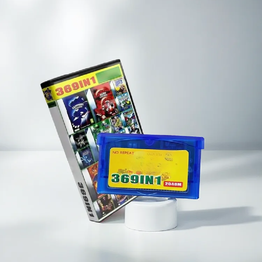 369 in 1 GBA Game Cartridge 32 - Retro Gaming Gif recensione e prezzo