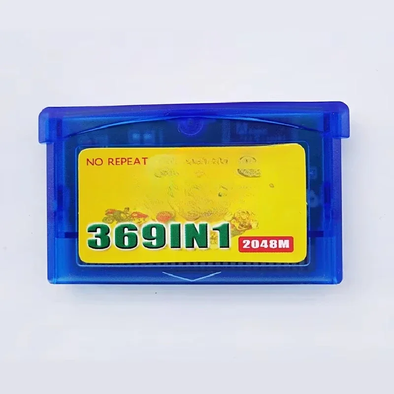 369 in 1 GBA Game Cartridge 32 - Retro Gaming Gif recensione e prezzo