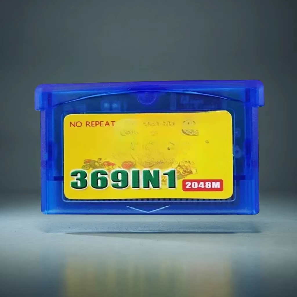 369 in 1 GBA Game Cartridge 32 - Retro Gaming Gif recensione e prezzo