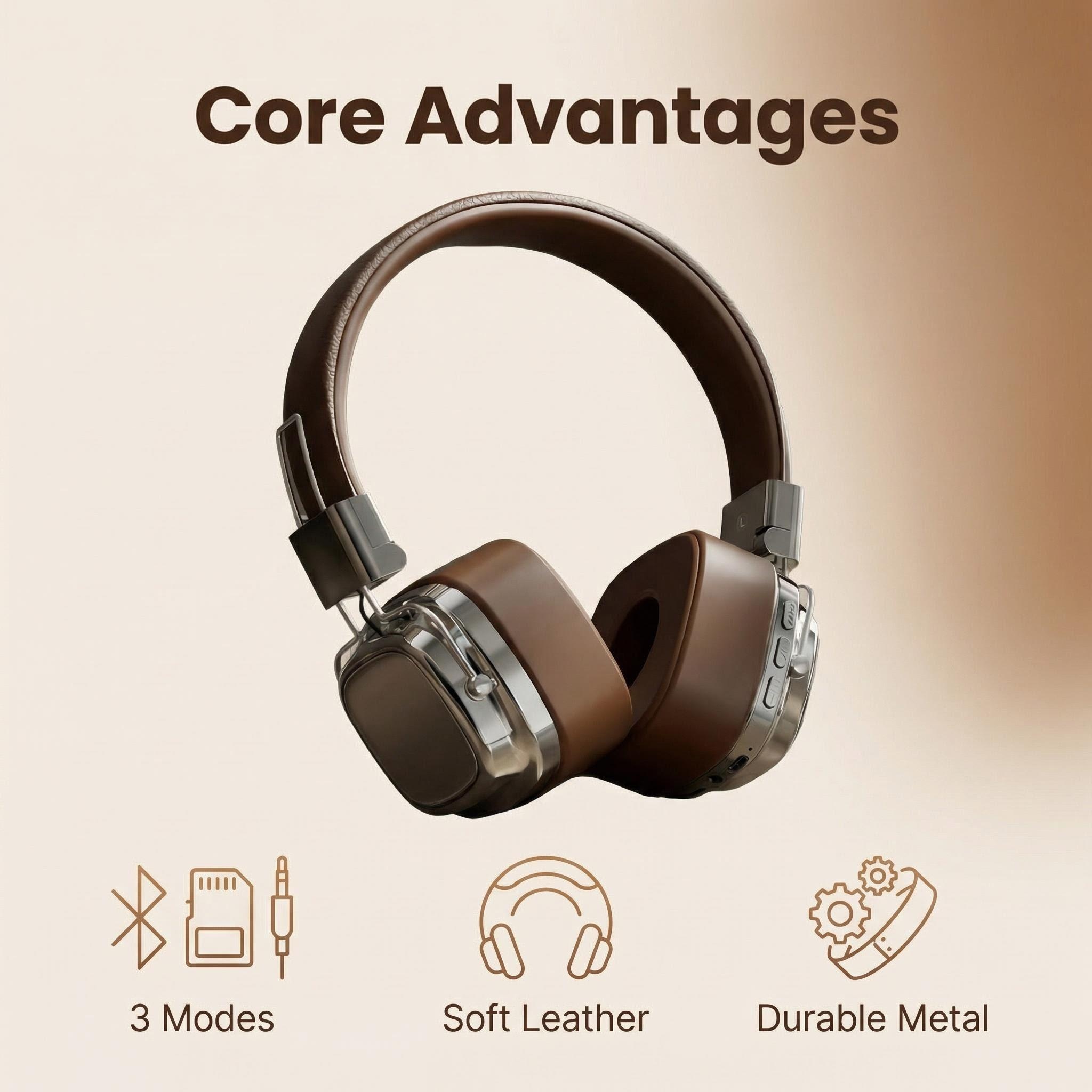Retro Leather Over-ear Headpho - Retro Gaming Cable recensione e prezzo