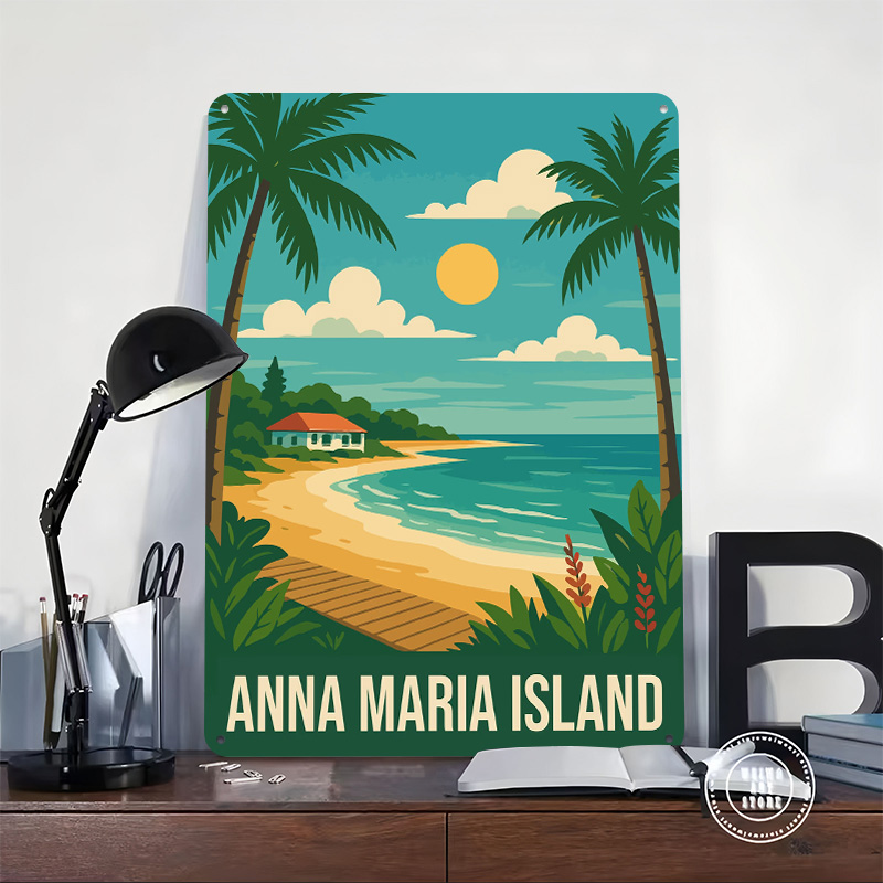 Anna Maria Island Travel Metal - Retro Gaming Island recensione e prezzo