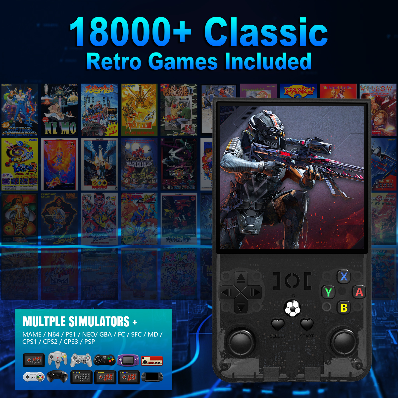 Open Source R36MAX Portable Vi - Retro Gaming Linux recensione e prezzo
