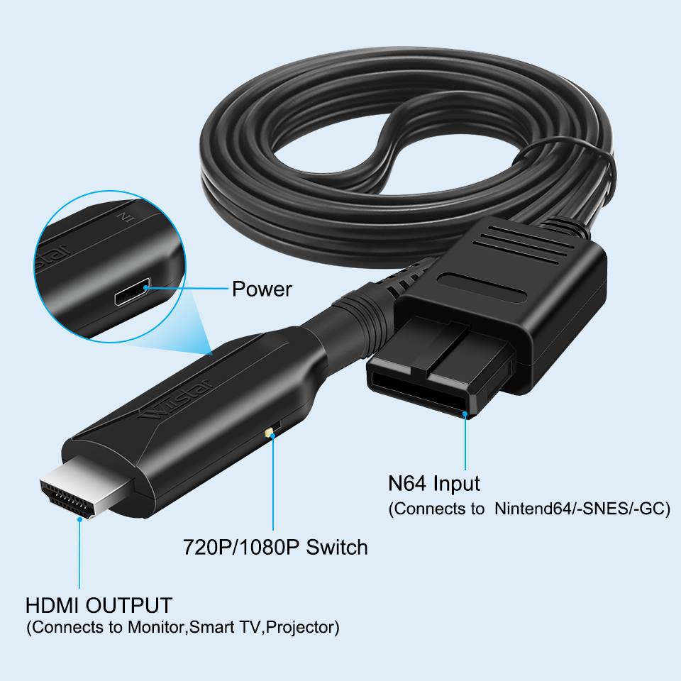 N64 to HDMI-compatible cable C - Retro Gaming Cable recensione e prezzo