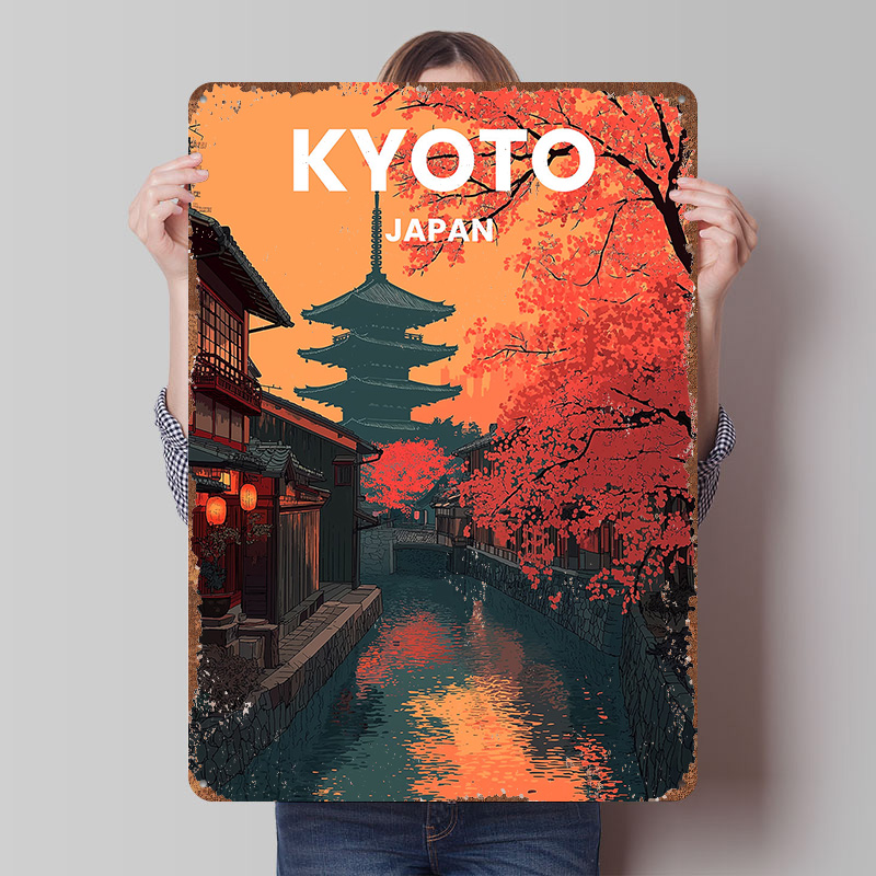Kyoto Japan Pagoda Canal Metal - Retro Gaming Kyoto recensione e prezzo