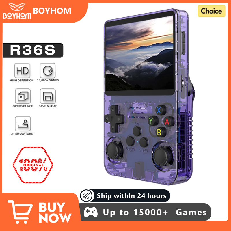NEW Green R36S Retro Handheld  - Retro Gaming Linux recensione e prezzo