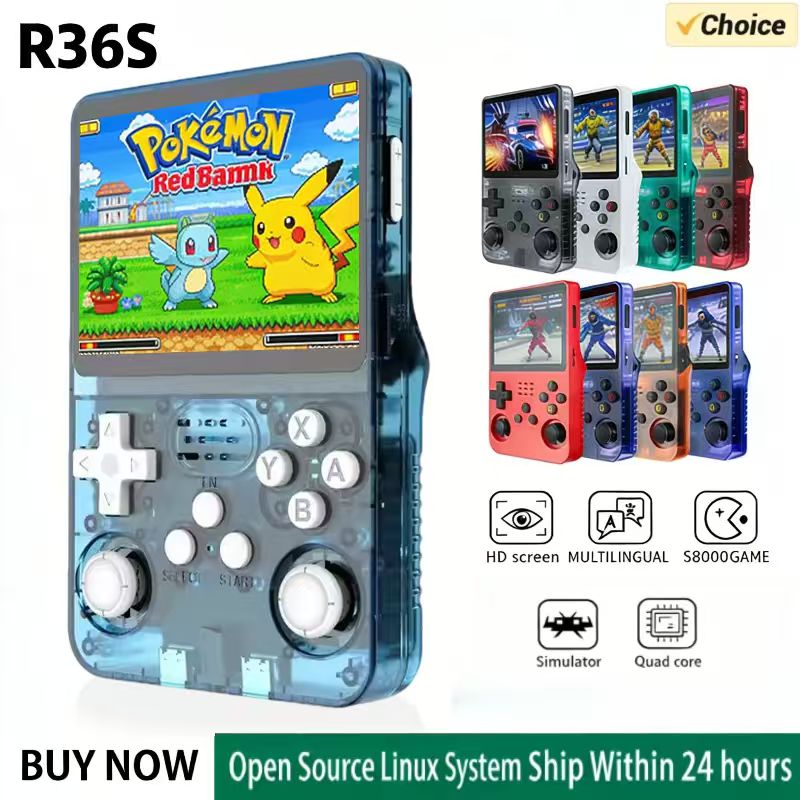 R36S Handheld Game Console ARK - Retro Gaming Linux recensione e prezzo