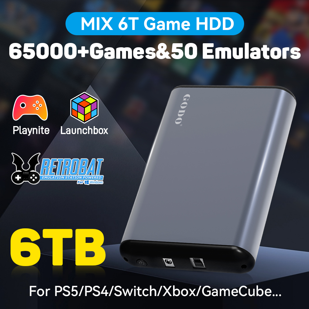 Mix 6T Portable Emulator Game  - Retro Gaming Hard Drive recensione e prezzo