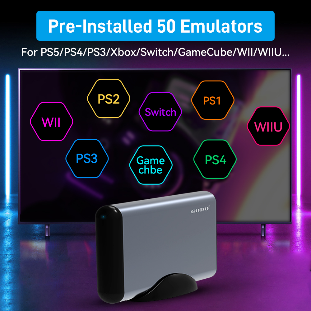 Mix 6T Portable Emulator Game  - Retro Gaming Hard Drive recensione e prezzo