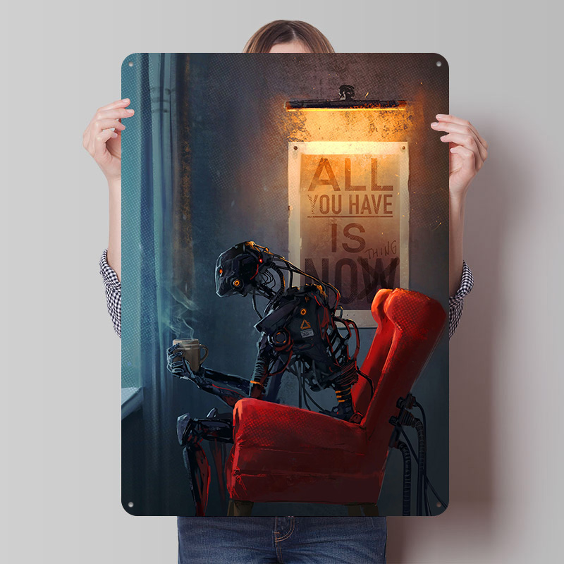 Now Nothing Metal Poster Custo - Retro Gaming Now recensione e prezzo