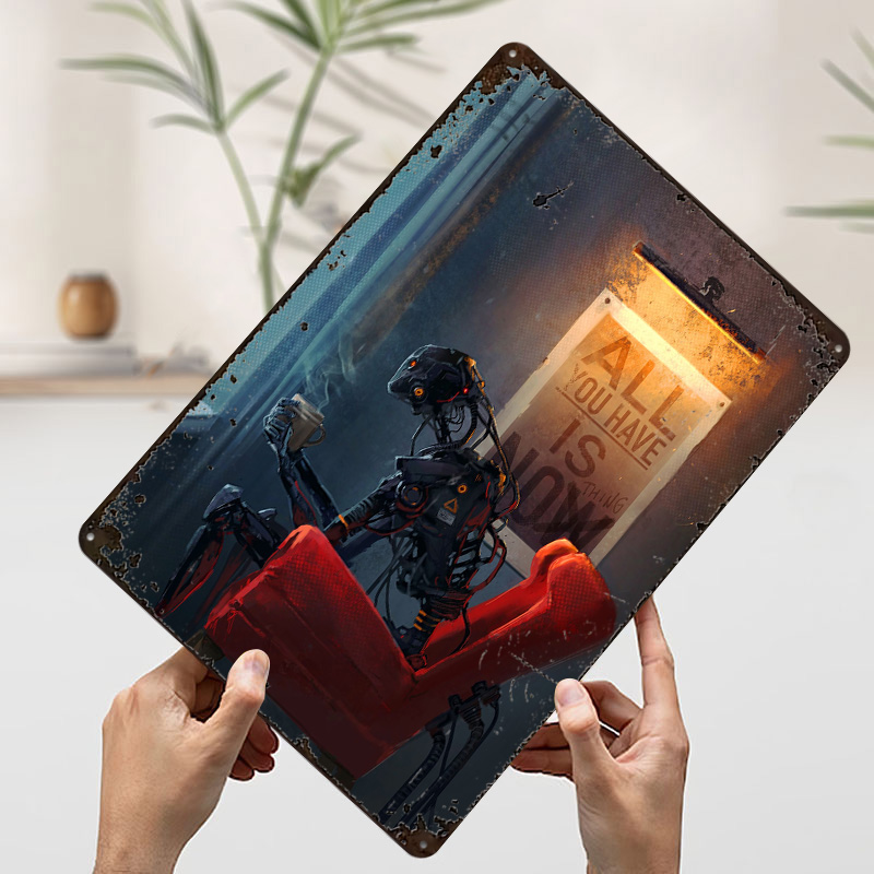 Now Nothing Metal Poster Custo - Retro Gaming Now recensione e prezzo