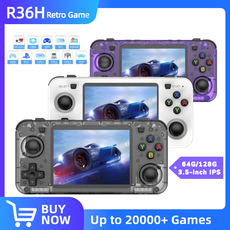 R36H Retro Handheld Video Game - Retro Gaming Linux recensione e prezzo