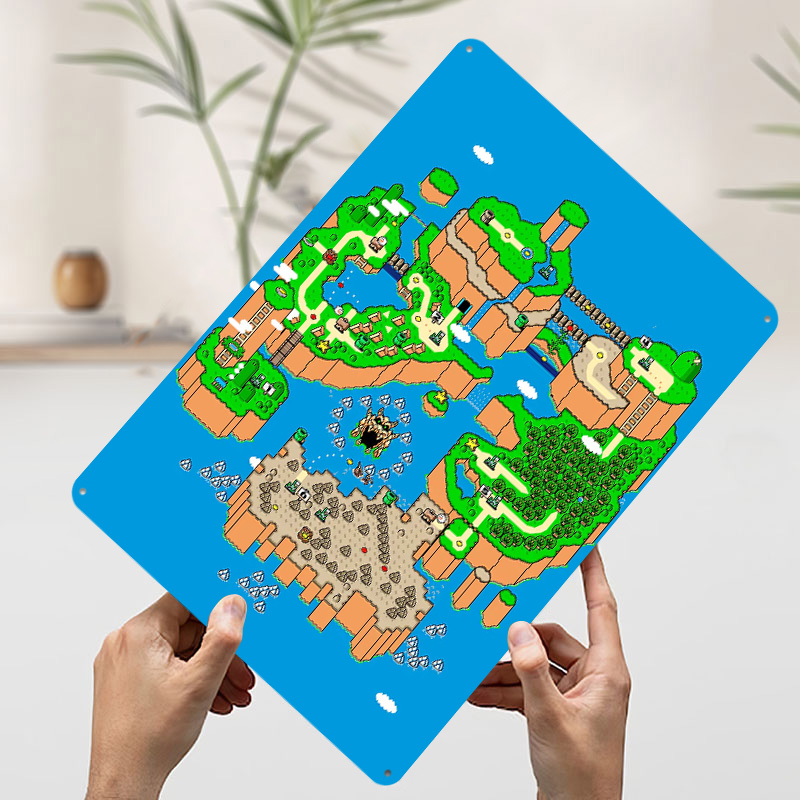 Dinosaur Land Metal Poster Cus - Retro Gaming Island recensione e prezzo