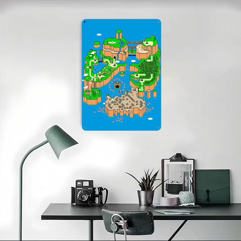 Dinosaur Land Metal Poster Cus - Retro Gaming Island recensione e prezzo