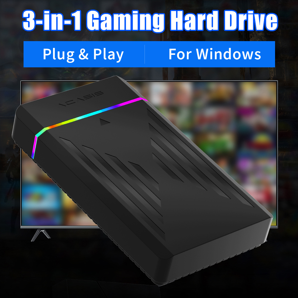 GC 3T Gaming Hard Drive With 1 - Retro Gaming Hard Drive recensione e prezzo