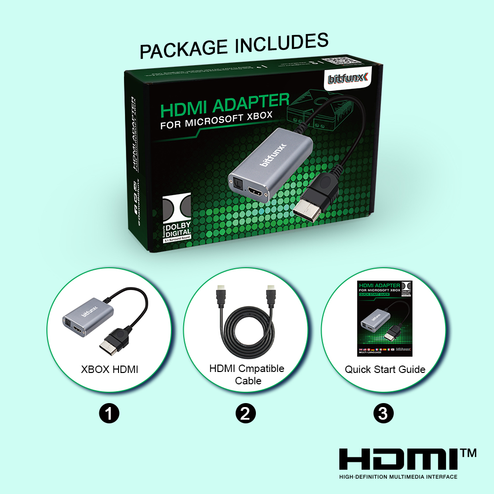 Bitfunx HDMI™ Adapter for XBOX - Retro Gaming Cable recensione e prezzo