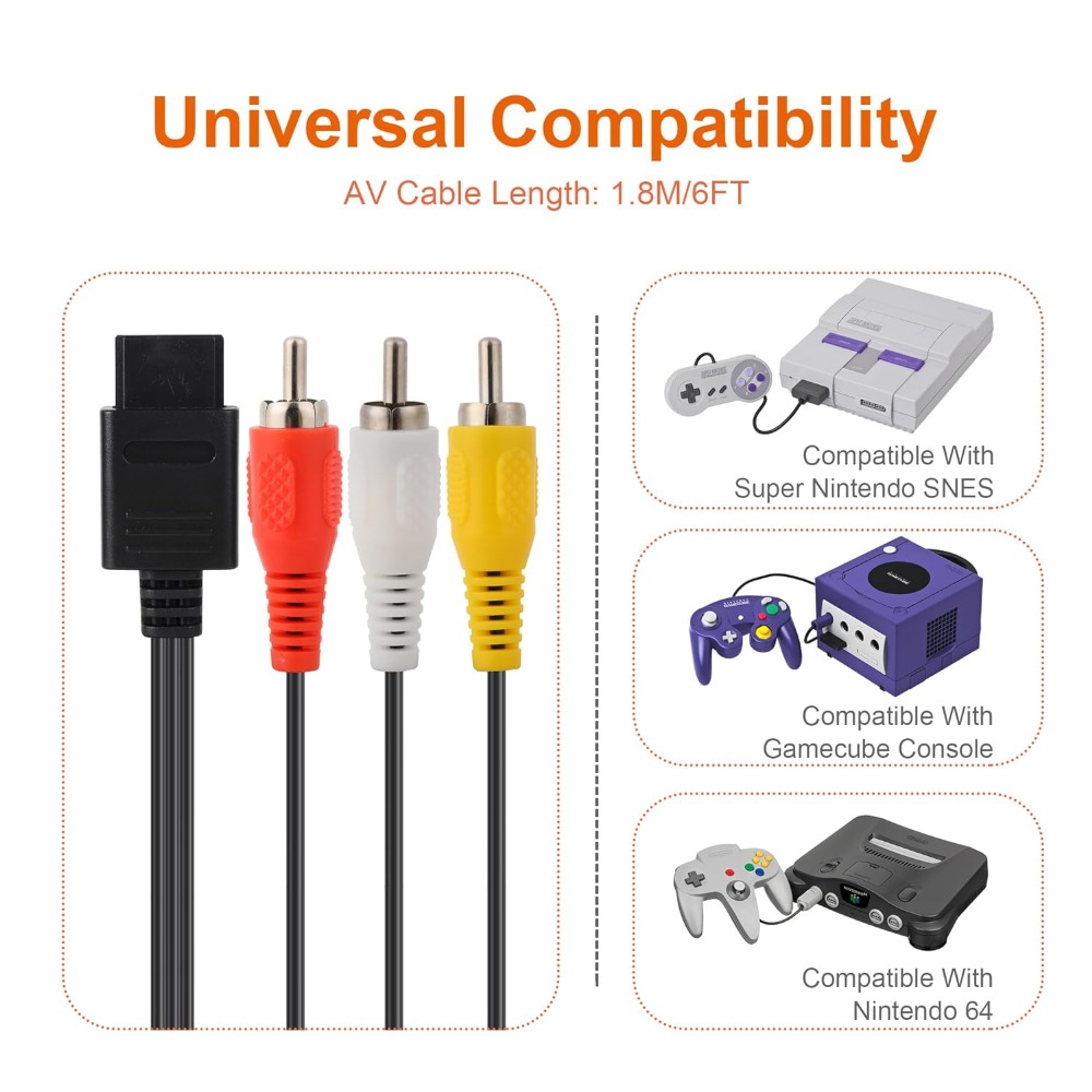 N64/Gamecube/SNES/SFC High Qua - Retro Gaming Cable recensione e prezzo