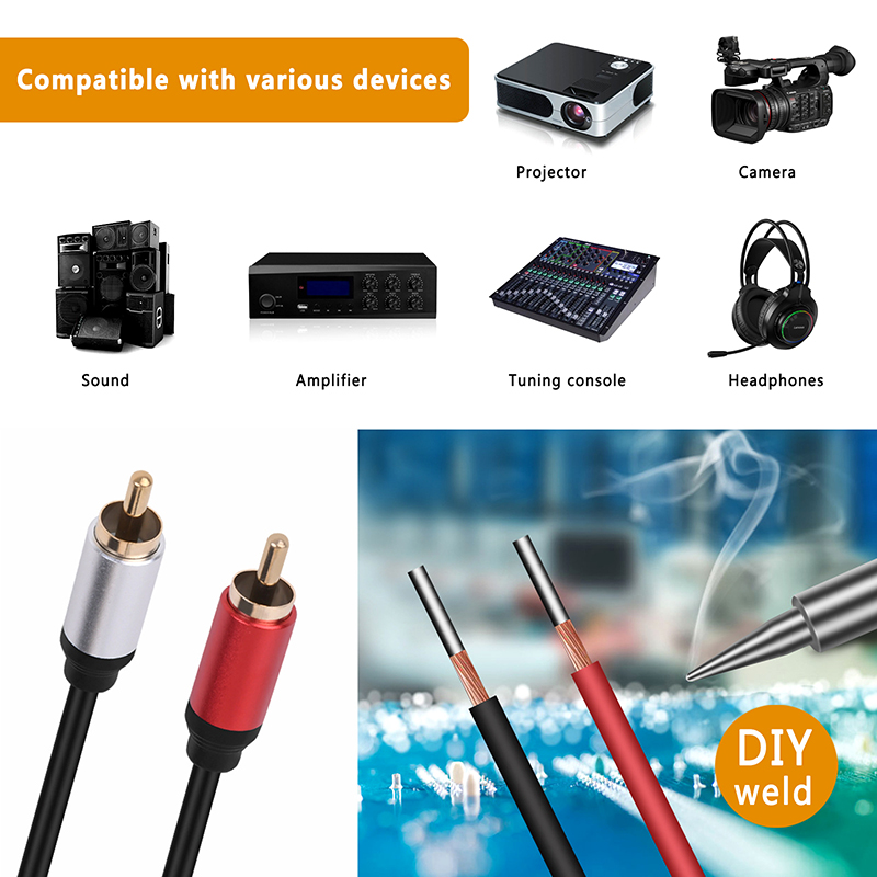 Speaker Wire RCA Male Plug Jac - Composite Rca Cable recensione e prezzo