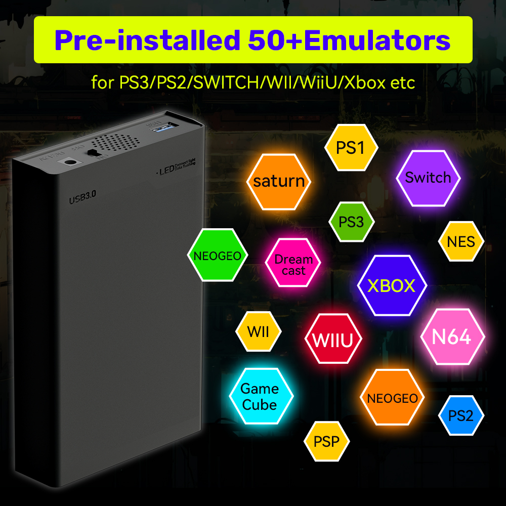 Mix500G Portable Game Hard Dri - Retro Gaming Hard Drive recensione e prezzo