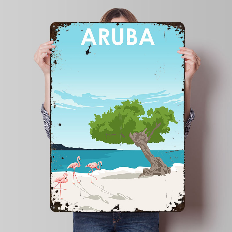 Aruba Island Travel Printed Po - Retro Gaming Island recensione e prezzo