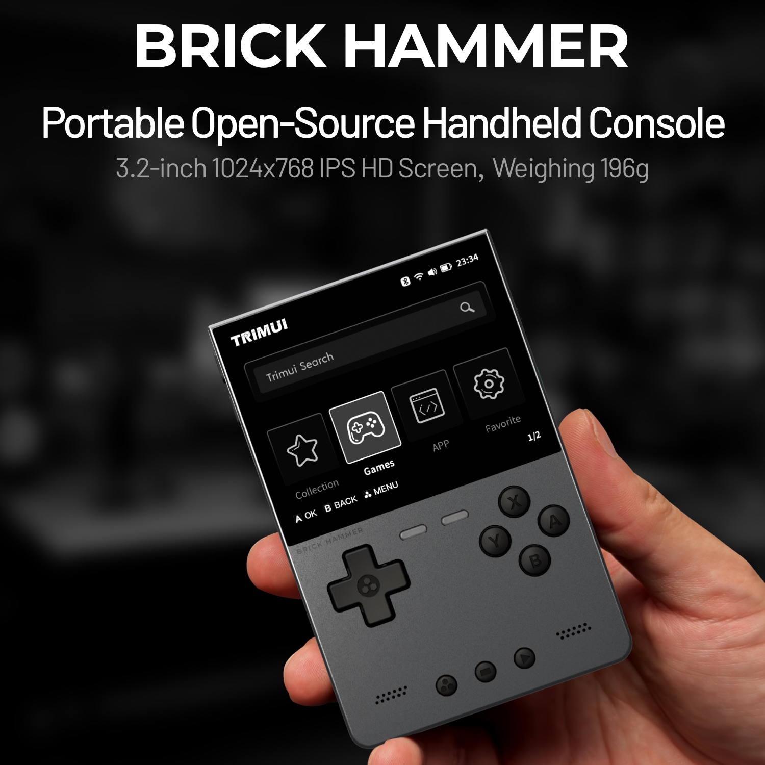 TRIMUI BRICK HAMMER Retro Hand - Retro Gaming Linux recensione e prezzo