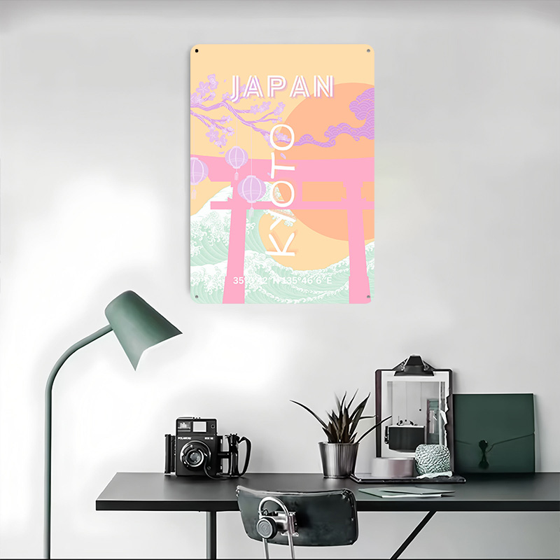 Kyoto Japan Travel Art Metal P - Retro Gaming Kyoto recensione e prezzo