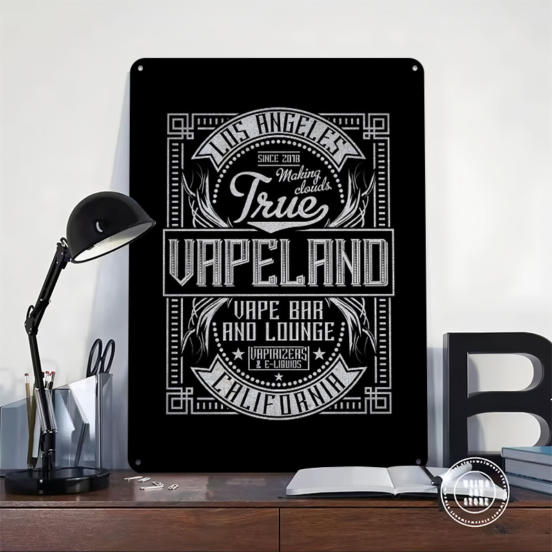 Vape Land Tinplate Posters Cus - Retro Gaming Island recensione e prezzo