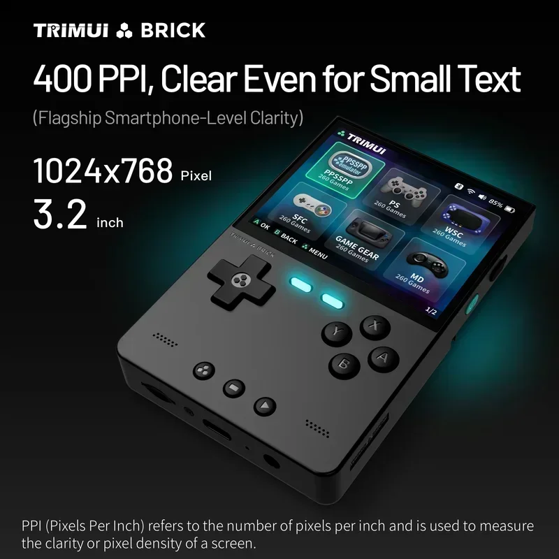TRIMUI BRICK Retro Handheld Ga - Retro Gaming Linux recensione e prezzo