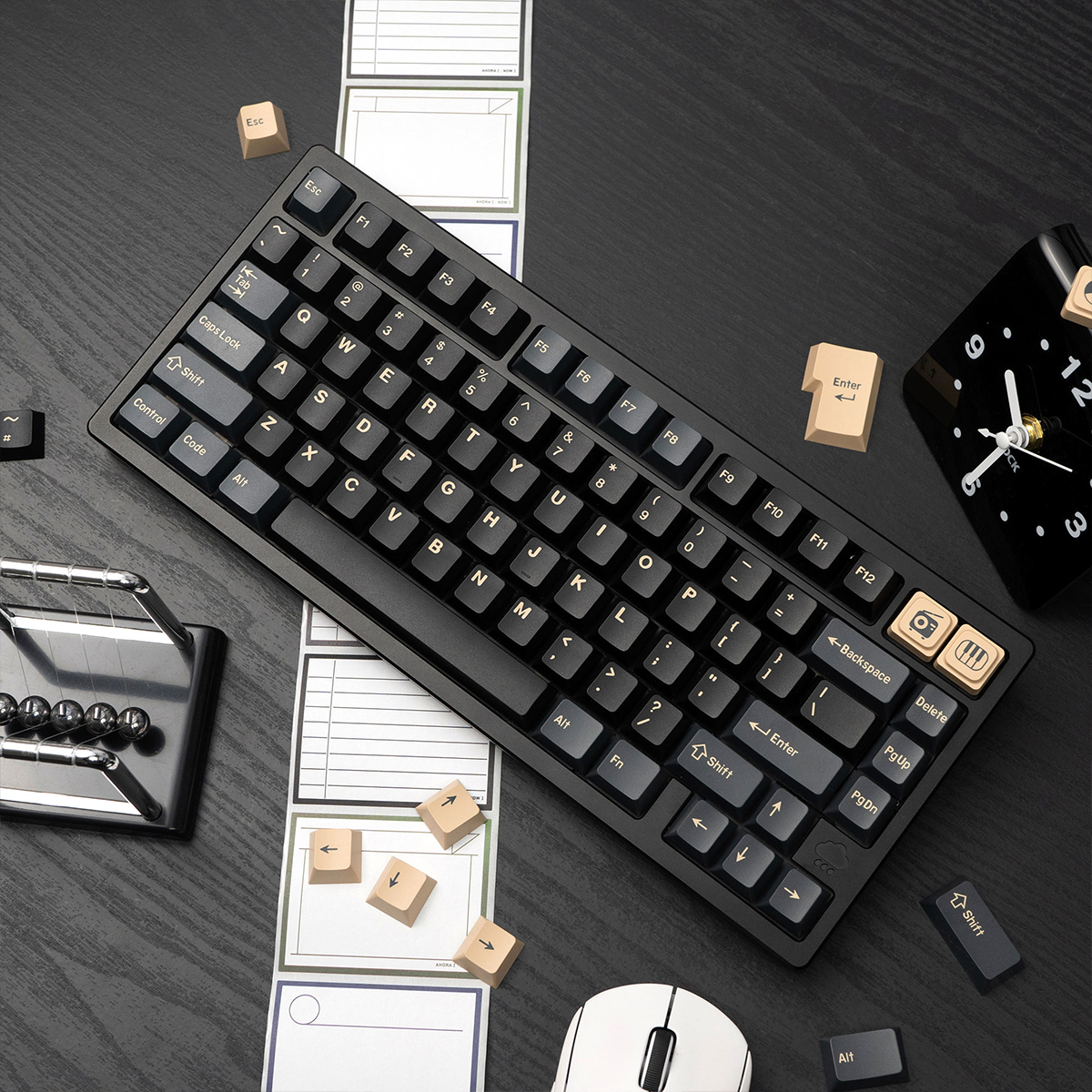 180 keys GMK Clones Ape Keycap - Retro Gaming Keycaps recensione e prezzo