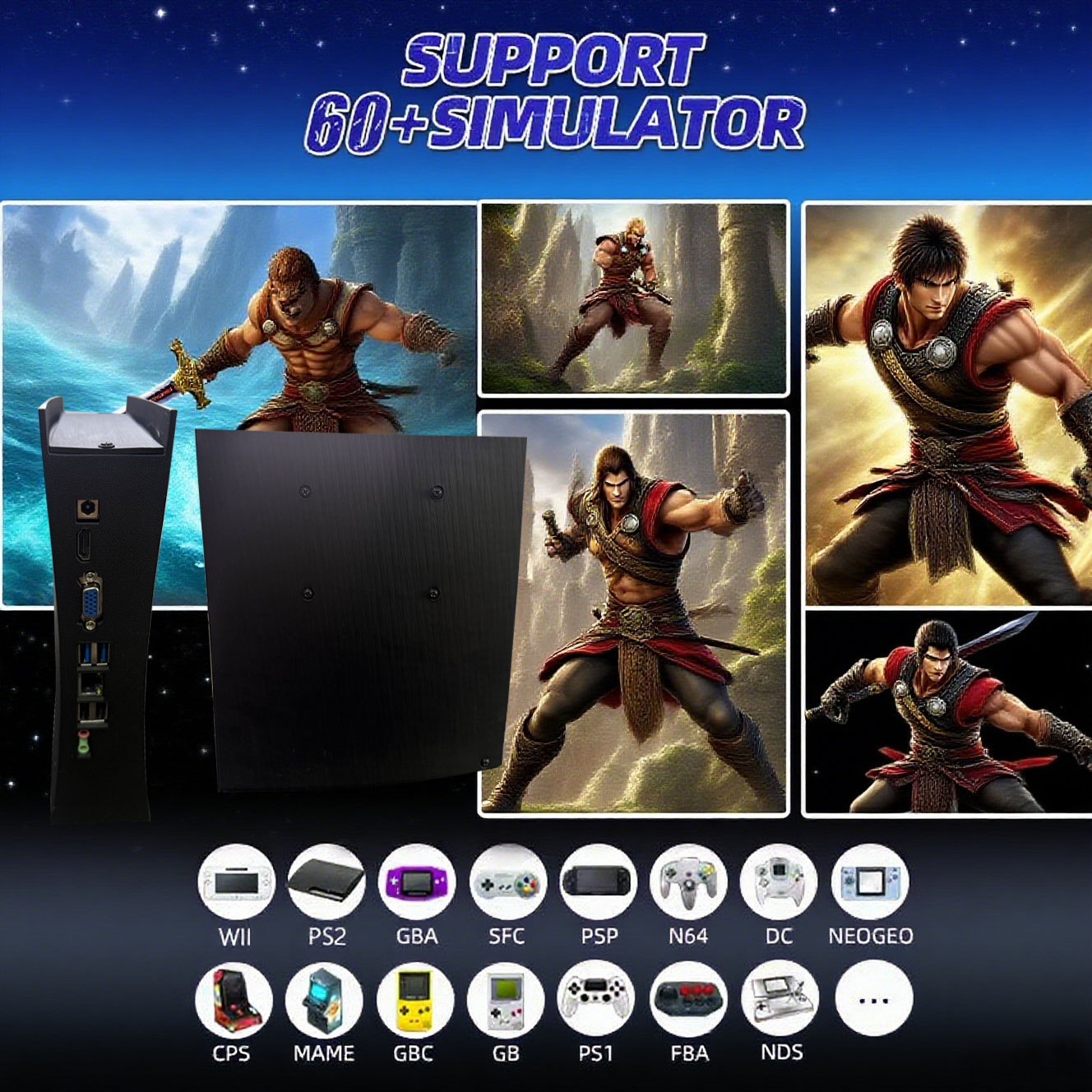 60+Emulators BS5 500GB Retro G - Retro Gaming Ps2 recensione e prezzo